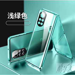 適用華為Nova11 4E 5i 6 7 7i 8 9 SE 手機殼 高清超薄防摔雙面強化玻璃保護殼