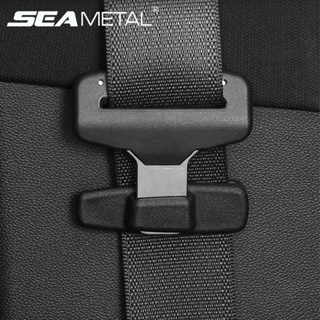 SEAMETAL 汽車安全帶固定器汽車 ABS 安全帶調節器插座黑色汽車安全帶夾扣（2件買）
