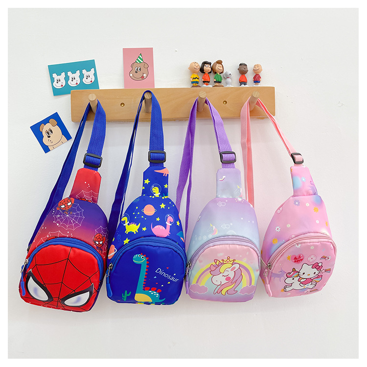 迷你 卡通 小背包 蜘蛛俠 兒童 胸包 凱蒂貓 斜背包 獨角獸 斜背包 背包 恐龍 兒童包 小禮物