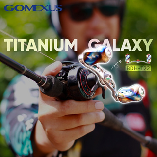 【Gomexus】路亞改裝手把100mm可裝 Shimano Daiwa水滴輪捲線器改裝配件鈦合金釣魚BDH
