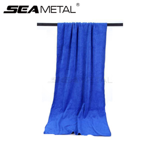 SEAMETAL洗車巾 400GSM 超細纖維高吸水清潔巾 160x60cm 珊瑚絨加厚柔軟洗車巾乾燥布