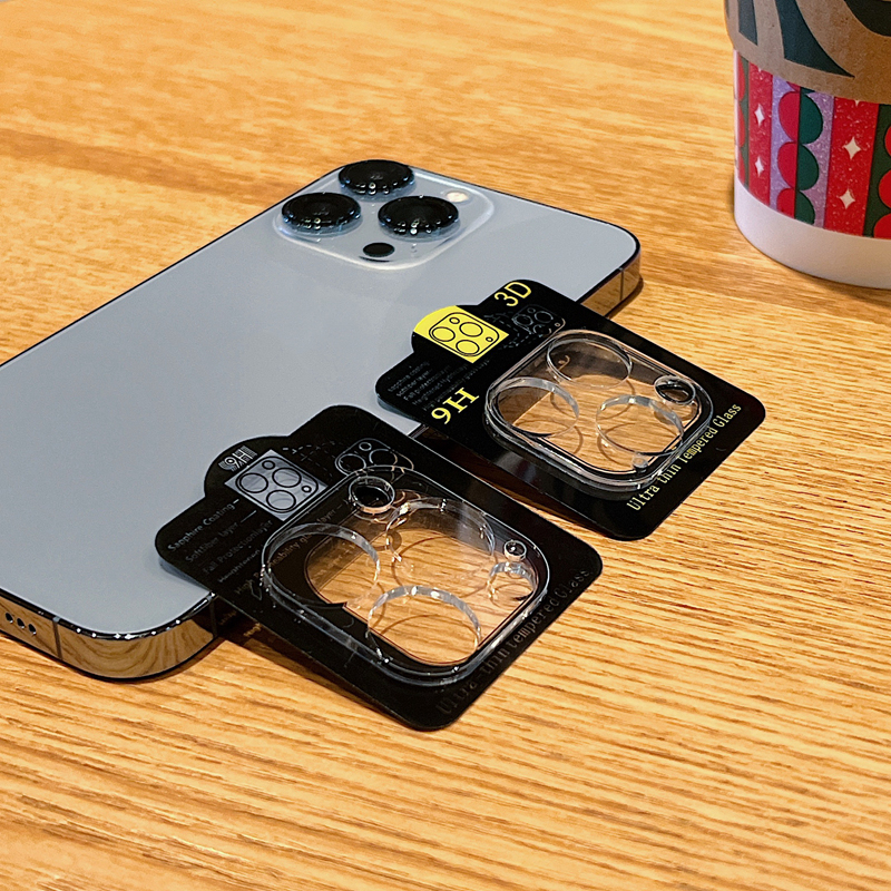 9H蘋果15鏡頭保護貼iPhone13pro鋼化膜14Promax鏡頭貼硬質保護一件式全包15pro後置攝像頭鏡頭保護i