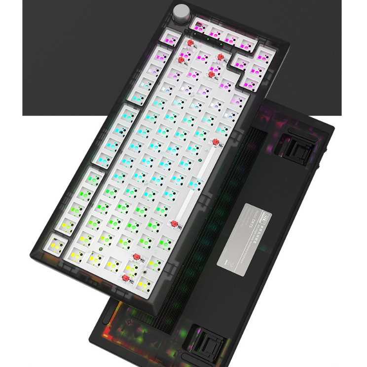 【24H出貨】機械鍵盤套件 DK75三模底座 RGB GASKET 鍵盤套件