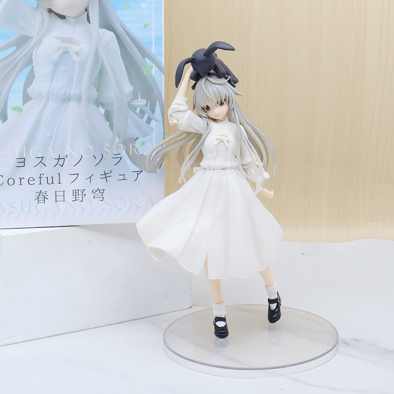 21 厘米動漫 Yosuga no Sora Kasugano Sora 公仔兔子年輕女孩 PVC 可動人偶模型系列玩具