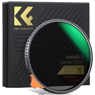 K&f Concept 2 合 1 黑霧擴散 1/4 & 可變 ND ND2-ND32 鏡頭濾鏡 28 多層塗層 Nan