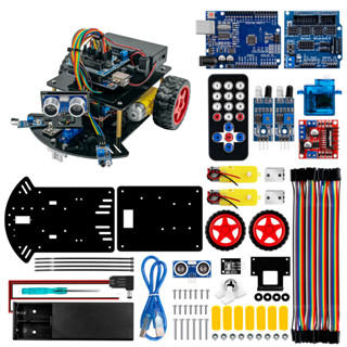 LAFVIN Arduino UNO R3專案智慧機器小車程式設計套件 免費課程