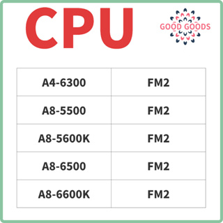 95%新AMD A4-6300 A8-5500 A8-5600K A8-6500 A8-6600K 散裝CPU