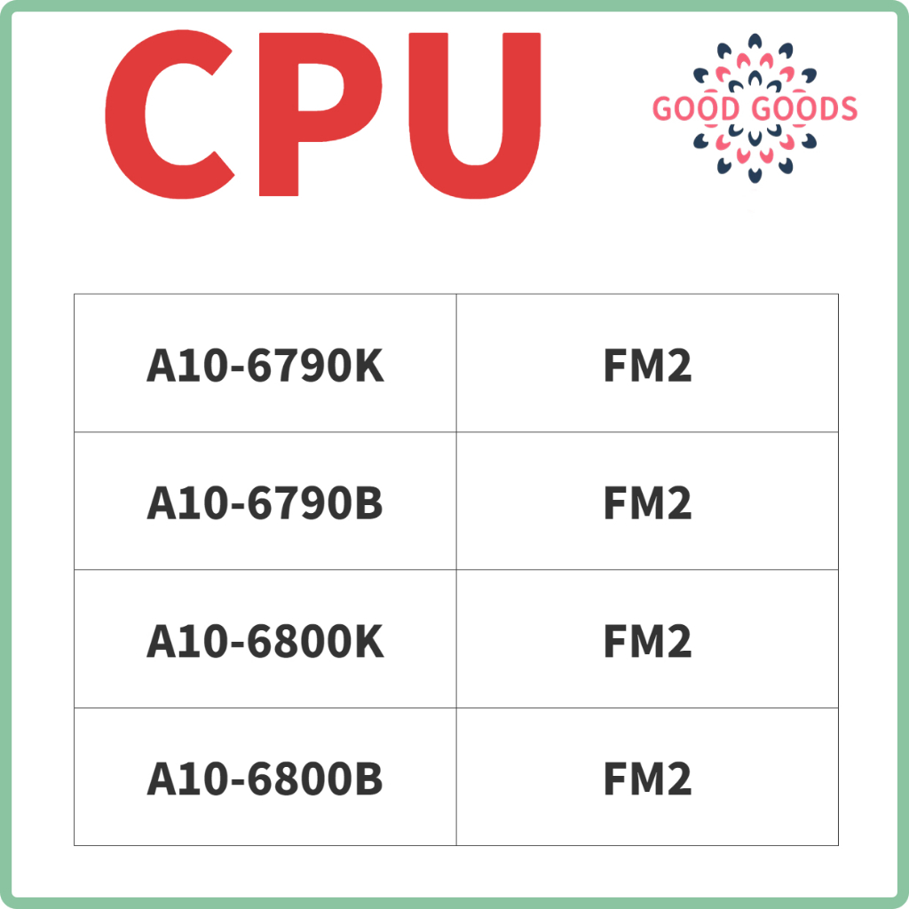 95%新AMD A10-6790K A10-6790B A10-6800K A10-6800B 散裝CPU