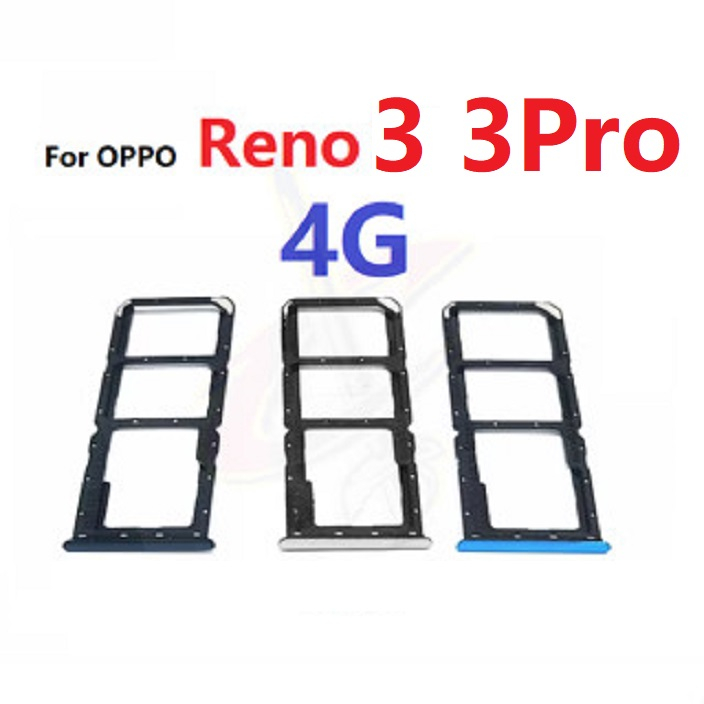 適用於 oppo Reno 3 Pro Reno3 Pro 4G 的 Sim 卡托 卡槽 卡座