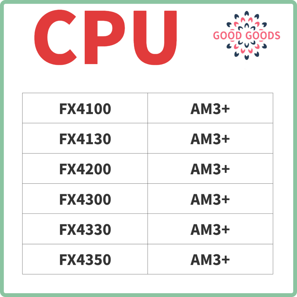95%新AMD FX4100 FX4130 FX4200 FX4300 FX4330 FX4350 散裝CPU AM3+