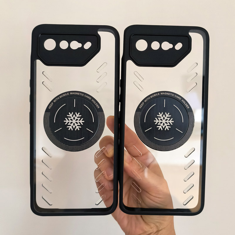 華碩 ROG 6 Pro ROG 散熱散熱風扇外殼 ROG6 Coque 磁孔防摔堅固外殼