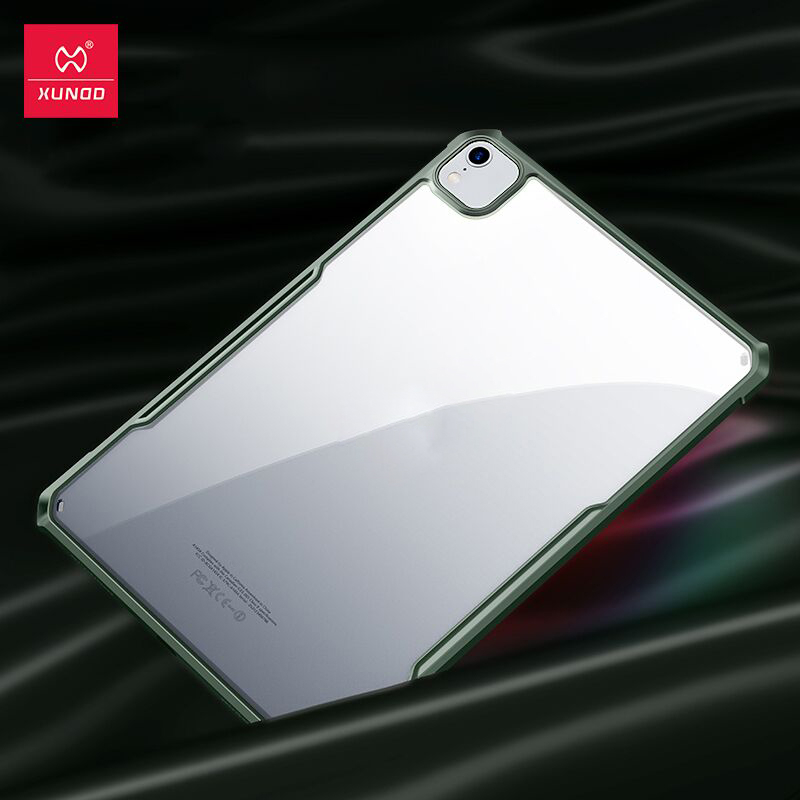 適用於 iPad Pro 11 英寸 2020/2021/2022 平板電腦外殼 Xundd 透明 PC + TPU 保