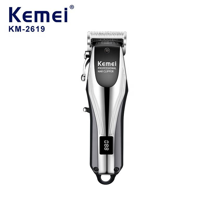 KEMEI 科美km-2619 USB充電電動理髮器專業理髮機男士無線理髮器充電式無繩理髮器
