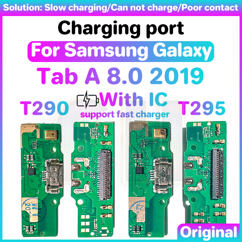 SAMSUNG 適用於三星 Galaxy Tab A8.0 A 8.0 2019 T290 T295 的 USB 充電充