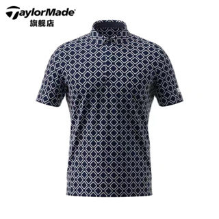 TaylorMade泰勒梅高爾夫服裝男士夏季新款運動透氣golf短袖POLO衫