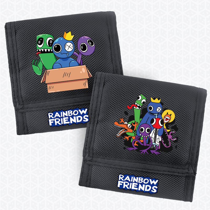 Rainbow Friends Roblox 卡通錢包創意信用卡錢包學生錢包男孩兒童禮物