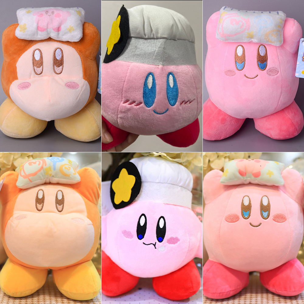 清倉甩賣 6款 日本任天堂遊戲 星之卡比 Kirby 柯比 卡比毛絨玩具娃娃沙發抱枕裝飾孩子生日禮物絨毛填模型娃娃玩具