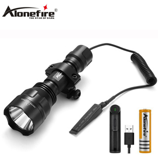AloneFire C8s L2 LED 手電筒 戶外野營燈 家用照明 泛光燈 手電筒