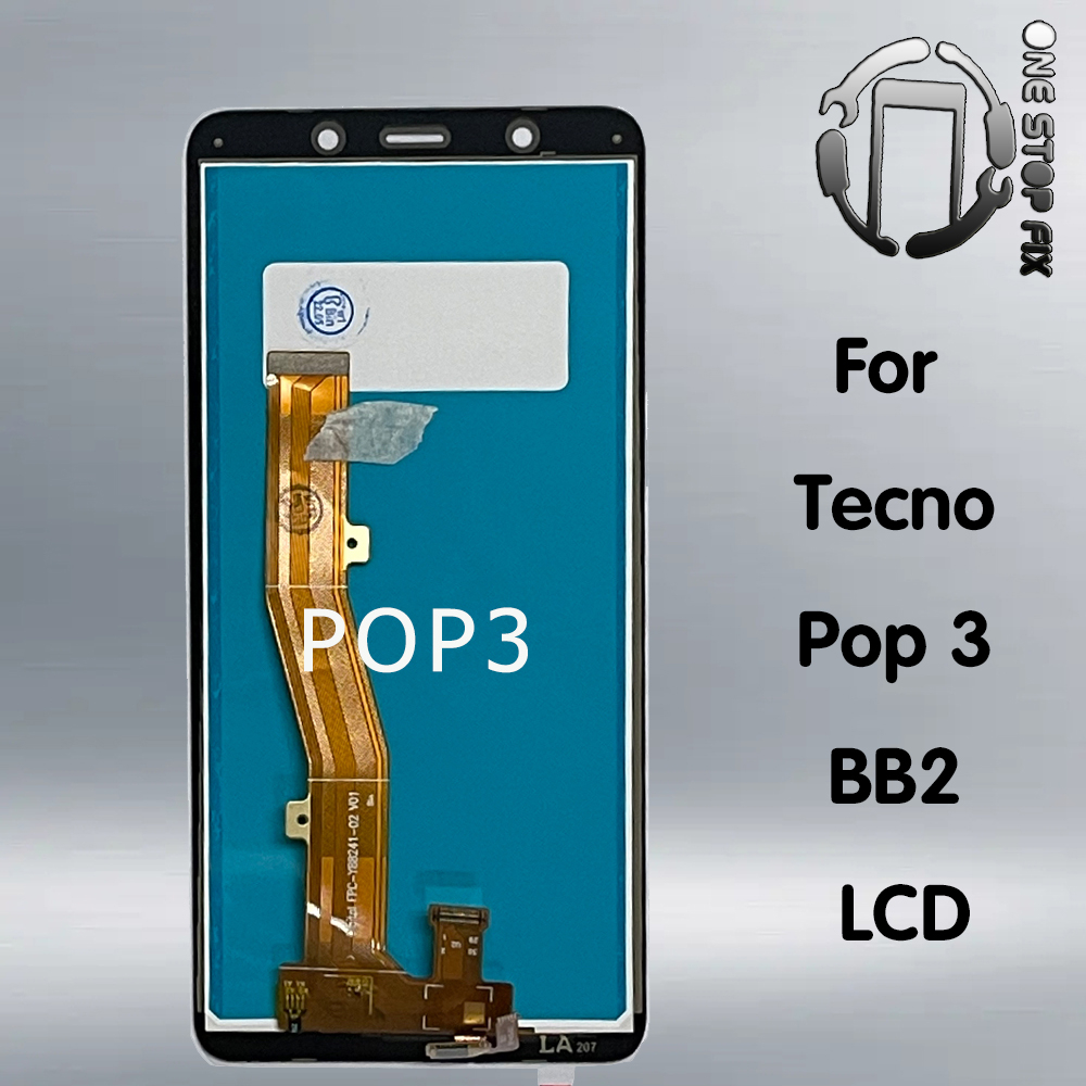 適用於 Tecno BB2 POP 3 POP3 手機液晶顯示屏觸摸數字化儀屏幕組件