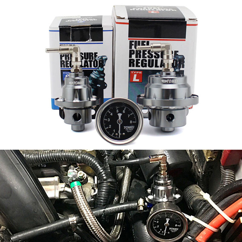 【ITSOK】汽油調壓閥 燃油調壓閥 SARD 配件含壓力錶 汽車通用