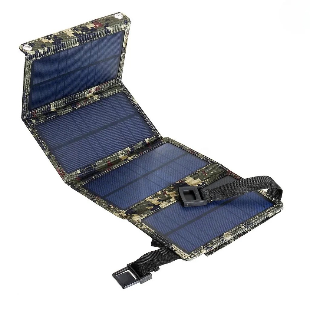 【飛輝戶外】戶外防水USB太陽能電池板包  便攜式 20W太阳能充電工具 摺疊可拆卸太陽能電池板  軟式太陽能板