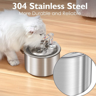 寵物飲水機 不鏽鋼 智能貓狗飲水器 自動循環過濾 狗狗貓咪用品
