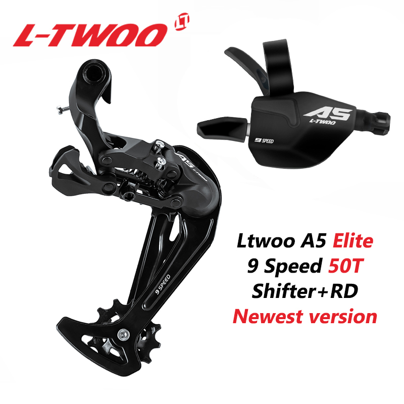 Ltwoo A5 9速精英版套裝 右指撥 後撥 壓鑄指撥 加長腿後撥鏈器 適用於山地自行車 兼容Shimano/Sram