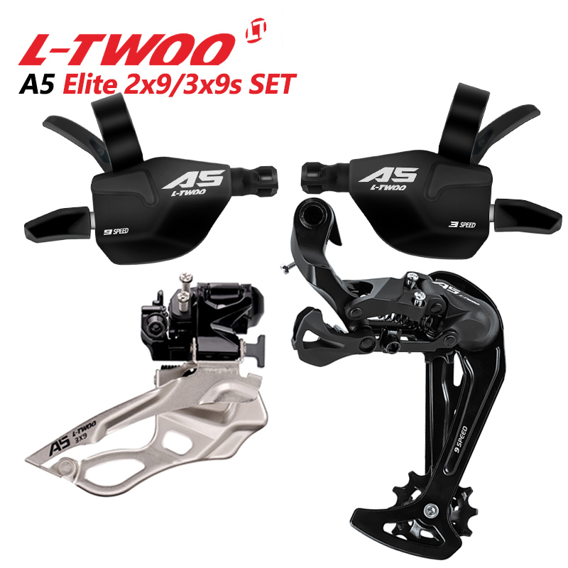 Ltwoo A5 2x9 速度 3x9 速度 18s 27s Elite Groupset 變速桿後變速器 FD RD