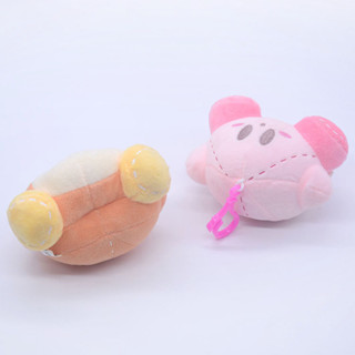 現貨 10cm 任天堂遊戲星之卡比 柯比 Kirby 瓦豆魯迪 卡通卡哇伊揹包掛鉤鑰匙扣裝飾填充毛絨玩具娃娃孩子生日禮物