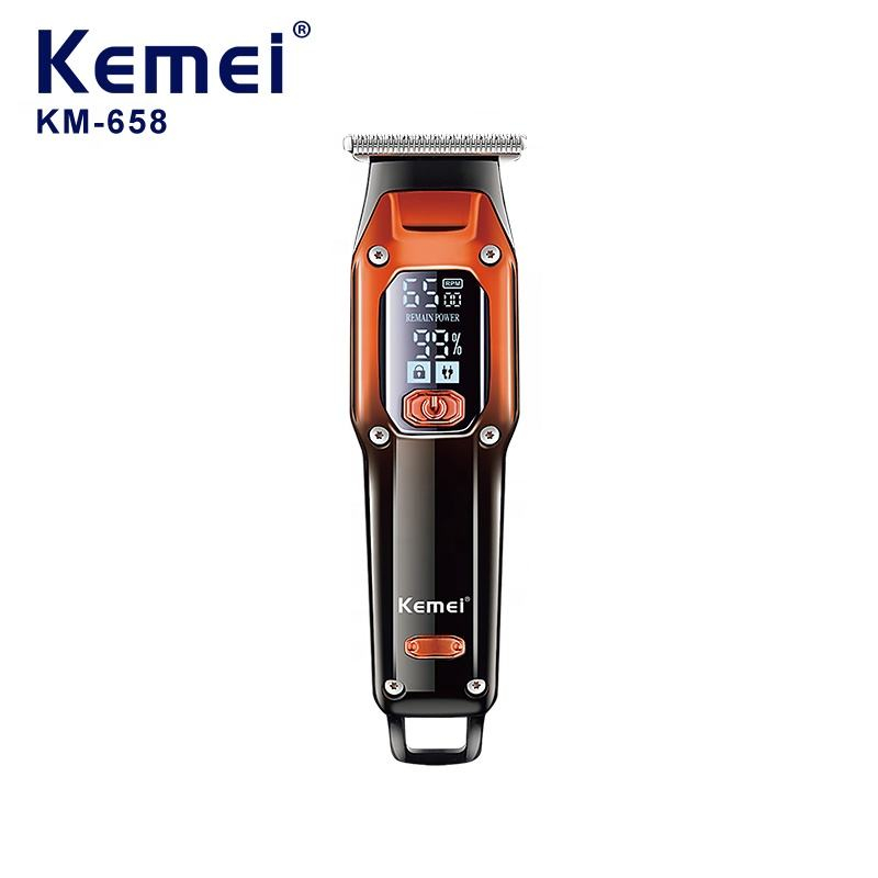 KEMEI 科美km-658電動理髮器充電式理髮器usb充電機理髮剃須刀男士理髮器