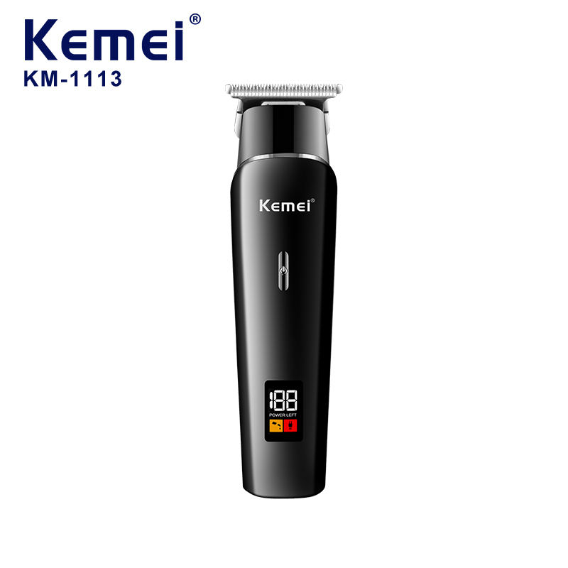 Kemei KM-1113 專業理髮器無繩便攜式男士理髮器 USB 充電式理髮器理髮器低噪音理髮器