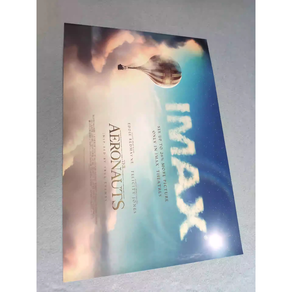 電影《熱氣球飛行家》官方IMAX海報艾迪瑞德曼
