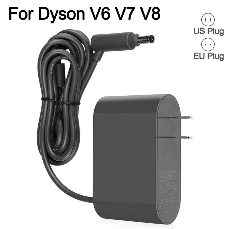 26.1V吸塵器電池充電器 替換電源充電器適配器適用於戴森 V6 V7 V8無線吸塵器充電器適用於戴森 美國插頭