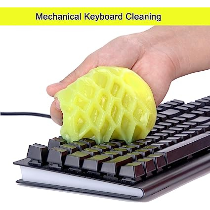 鍵盤清潔軟膠,機械鍵盤清潔,通用汽車清潔凝膠,用於汽車通風口,汽車儀表板細節清潔凝膠膩子