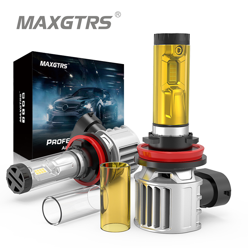 Maxgtrs 2x H7 H4 Led H11 9005 HB3 9006 HB4 H8 9012 17000Lm 汽