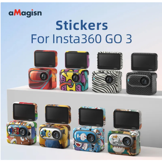 Amagisn for Insta360 GO 3機身貼紙保護膜運動相機配件