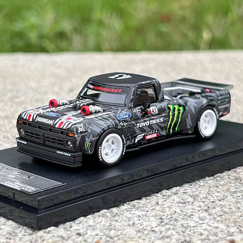 SW1:64福特野馬RTR魔爪塗裝Ford F-150皮卡 合金汽車模型收藏