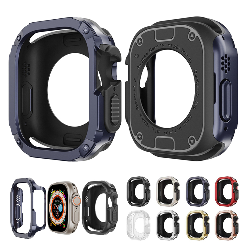 TPU改裝手錶保護套 適用蘋果手錶 Apple Watch Ultra 49mm 8代 7 6 5 4 40 41 44