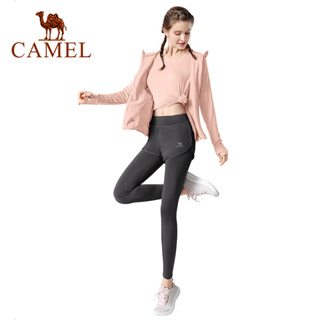 Camel瑜伽服5件套運動服晨跑服衣服健身房健身服