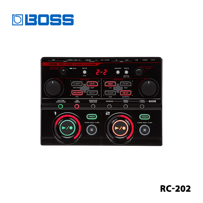 Boss RC-202 Loop Station 立體聲錄音專業 Stompbox RC-202 包強大的 BOSS L