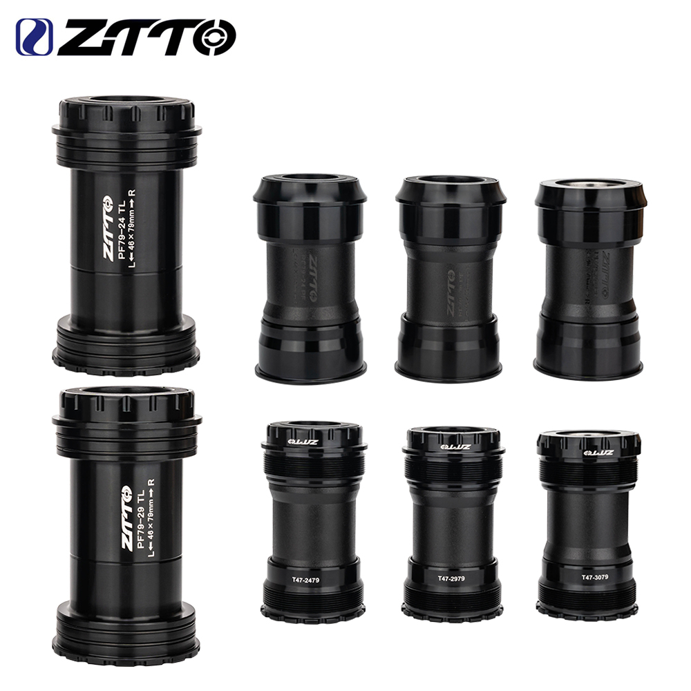 Ztto 79mm MTB 公路自行車車架底部支架螺紋鎖緊壓合 BB 鋼軸承 24mm 30 車軸 29 DUB 曲柄自