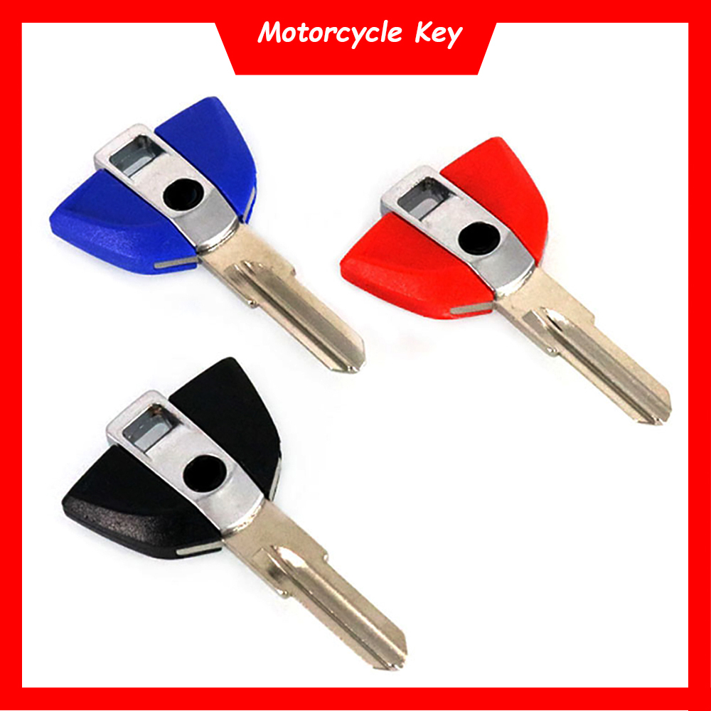 BMW 摩托車未切割刀片空白鑰匙更換空白刀片鑰匙適用於寶馬 G310R G310GS C600 Sport C650GT