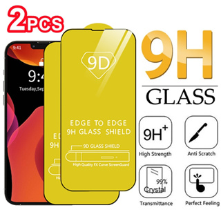 1-2 片 9D 屏幕鋼化玻璃保護膜適用於 iPhone APPLE 5 5S 6 6S 7 8 SE PLUS 12