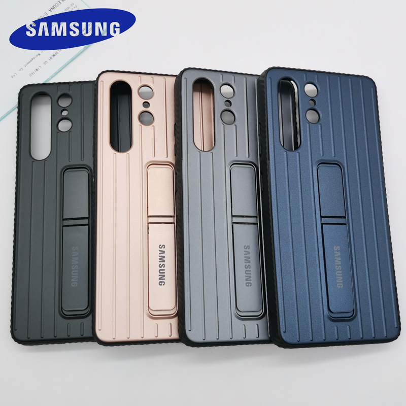SAMSUNG 三星 Galaxy s21 Ultra 5G 手機殼立式保護殼支架手機後蓋適用於 Galaxy s21