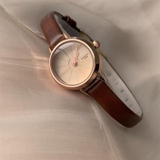 韓國小眾復古細錶帶小錶盤女士石英手錶高品質女士手錶