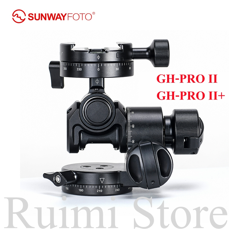 Sunwayfoto GH-PRO II GH-PRO II+全景雲台 Arca三腳架齒輪雲台 全景雲台適用單反微單相機