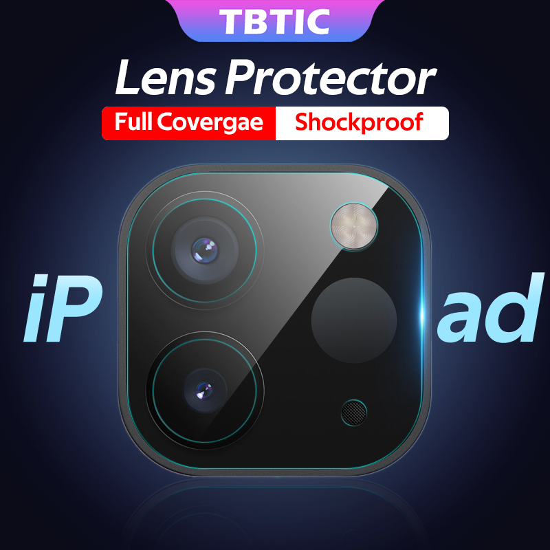 Tbtic 適用於 iPad Pro 2022 2021 2020 11 12.9 相機鏡頭保護膜鋼化玻璃全覆蓋保護