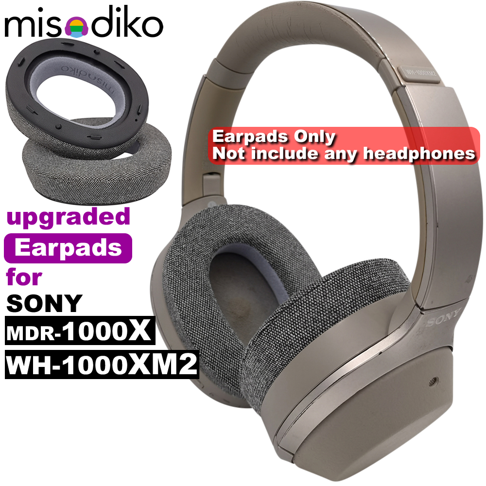 Misodiko 升級耳墊更換適用於索尼 MDR-1000X、WH-1000XM2 耳機