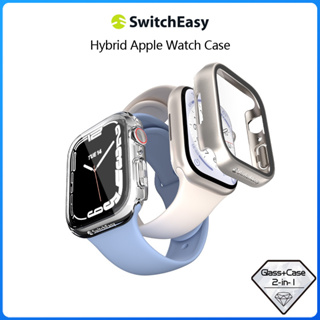 Switcheasy Hybrid 9H 鋼化玻璃 Apple Watch 保護殼適用於 Apple Watch Ult