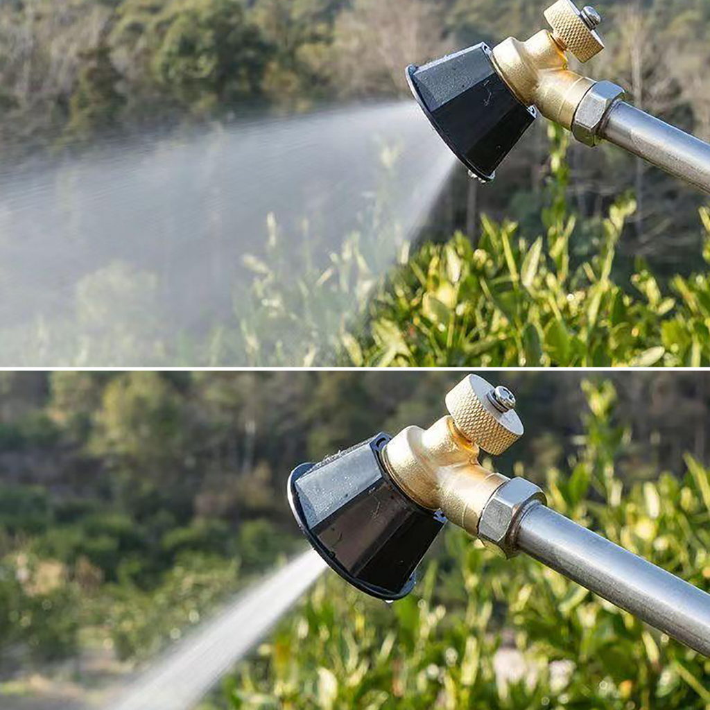 黃銅噴嘴農業霧化可調噴嘴黑色旋風農用噴頭水果蔬菜溫室果園農藥噴霧器噴嘴